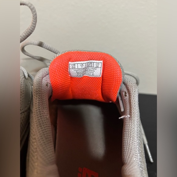 Used Ryka Silver and Orange sneakers-size 9W - Picture 11 of 13